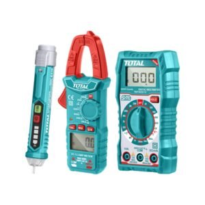 KIT MEDIDOR DE CORRIENTE DIGITAL INCLUYE PROBADOR - TESTER - PINZA SUPER SELECT TOTAL (TMT43028)