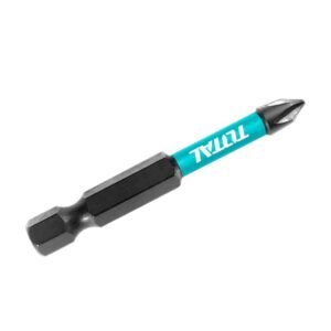 PUNTAS TALADRO INMANTADAS DE IMPACTO (+) 50MM X 10 PZS INDUSTRIAL TOTAL (TACIM16PH223)