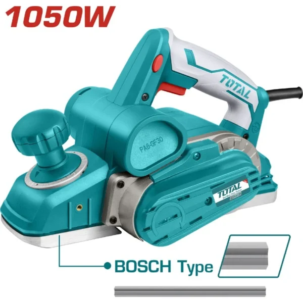 CEPILLO ELECTRICO 1050W 120V INDUSTRIAL TOTAL (UTL1108236)