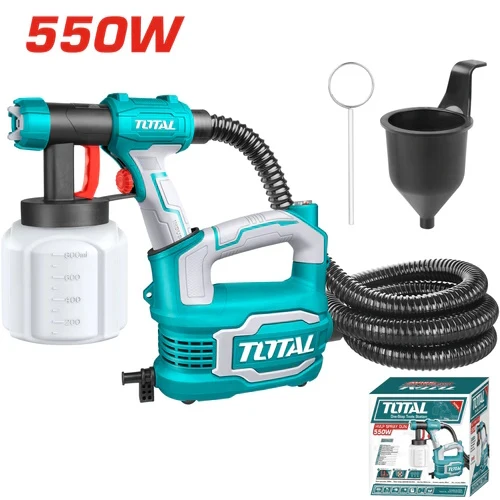 COMPRESOR MINI + PISTOLA INDUSTRIAL VASO PLASTICO 800ML 550W TOTAL (UTT5006)