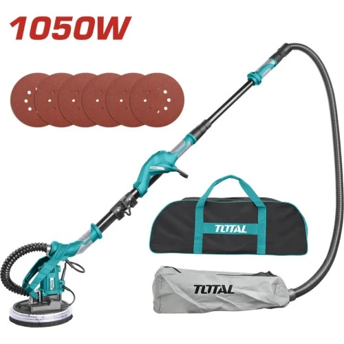 LIJADORA DE PARED Y PISO 1050W INDUSTRIAL TOTAL INCLUYE ACCESORIOS (UTWS10501)