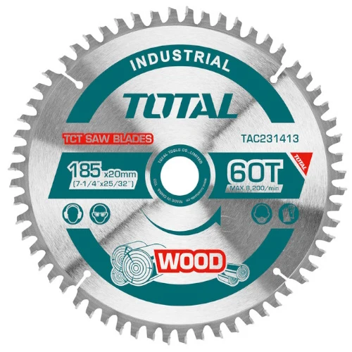 DISCO CORTE MADERA 7 1/4x60 INDUSTRIAL TOTAL (TAC231413)