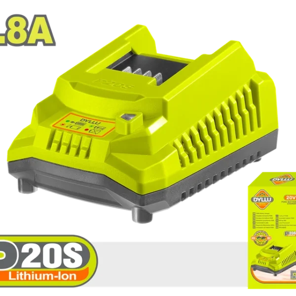 CARGADOR INTELIGENTE PARA BATERIAS 20V 1.8AH DYLLU (UDTFCP518)