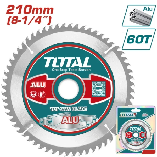DISCO CORTE ALUMINIO 8-1/4" INDUSTRIAL TOTAL (TAC233523)