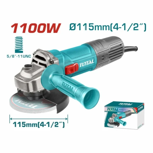 PULIDORA 4 1/2 1100W INCLUYE MANGO AUXILIAR INDUSTRIAL TOTAL (UTG110125363)