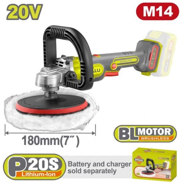 POLICHADORA INALAMBRICA 7" 20V BATERIA Y CARGADOR NO INCLUIDO V/VARIABLE DYLLU (DTHL1B18)