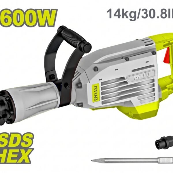 DEMOLEDOR SDS HEX 1600W 45 JOULES INDUSTRIAL DYLLU (UDTDB1D80)